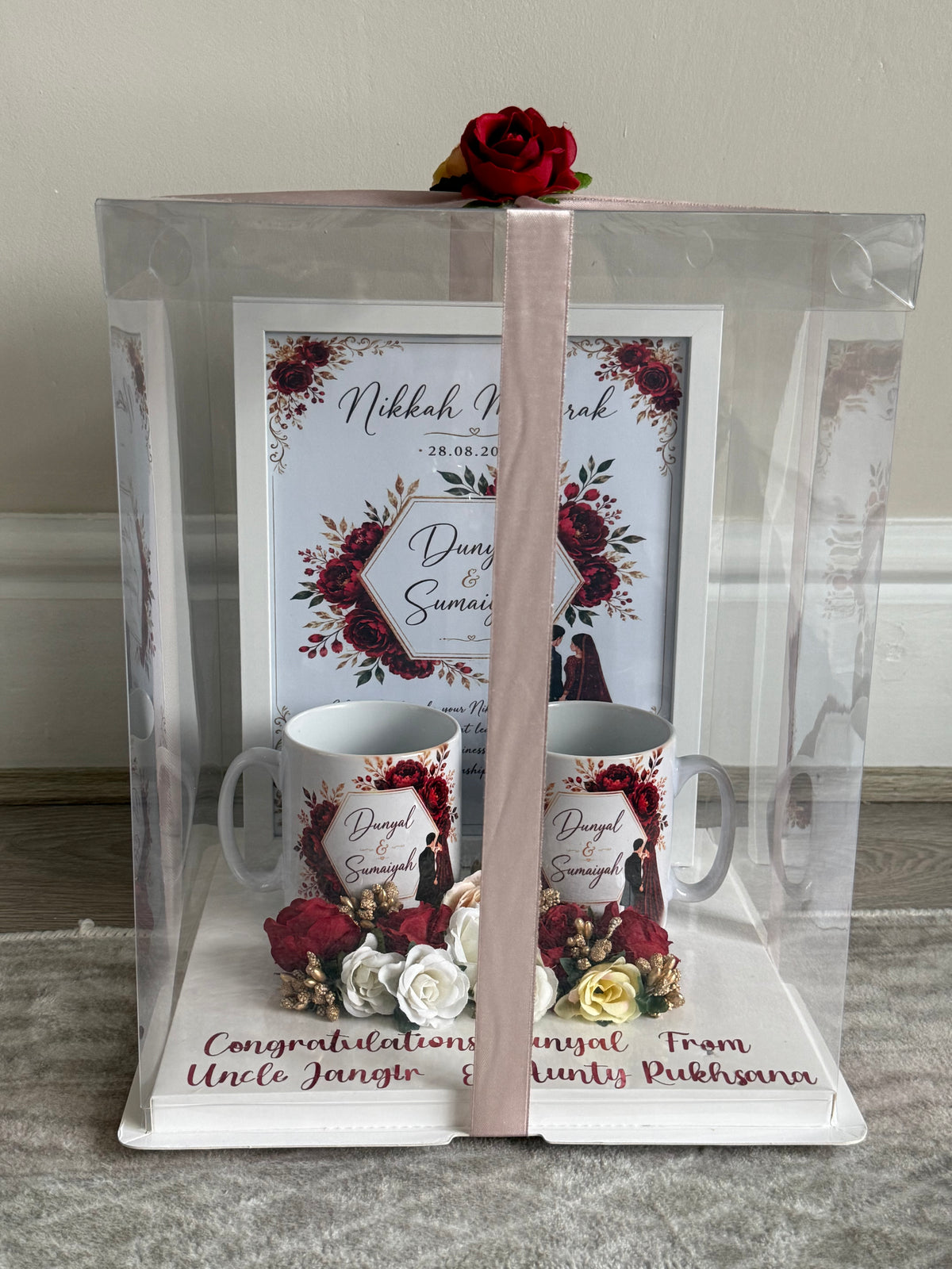 Couples wedding gift set