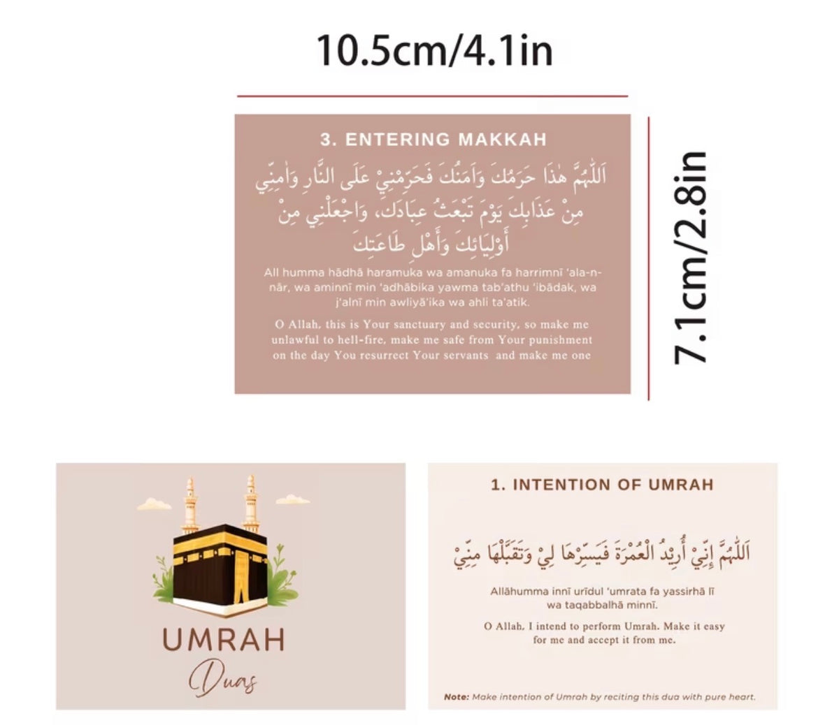 Umrah dua cards