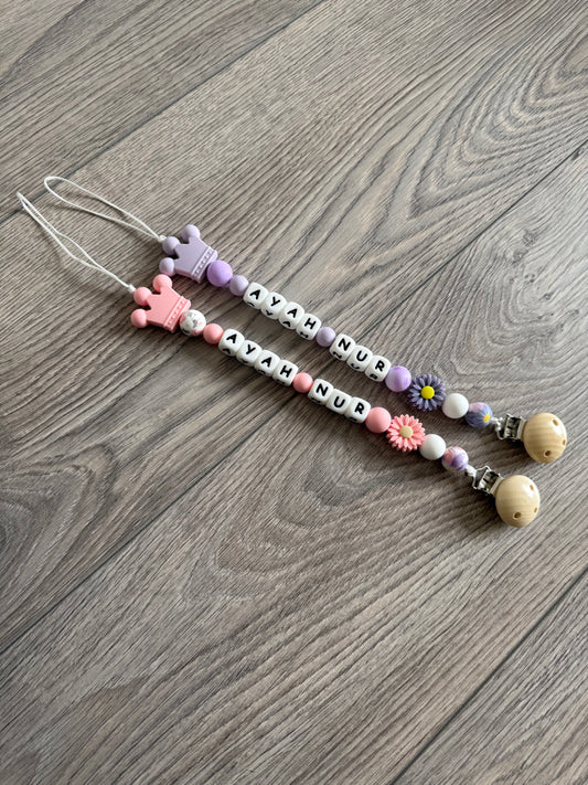 Personalised dummy clip