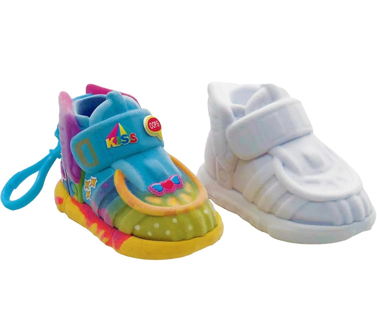Splash Toys SNEAK'ARTZ SHOEBOX Blue and Fuchsia – Creative Hobbies Design and Personalise Your Trainers – From 5 Years Old