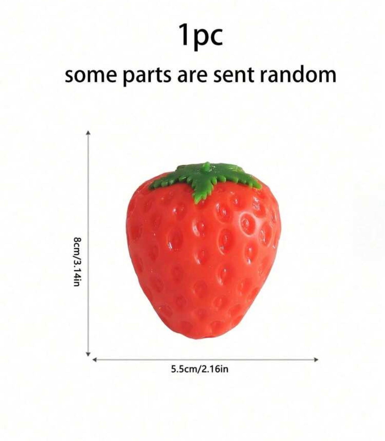 Giant squishy strawberry