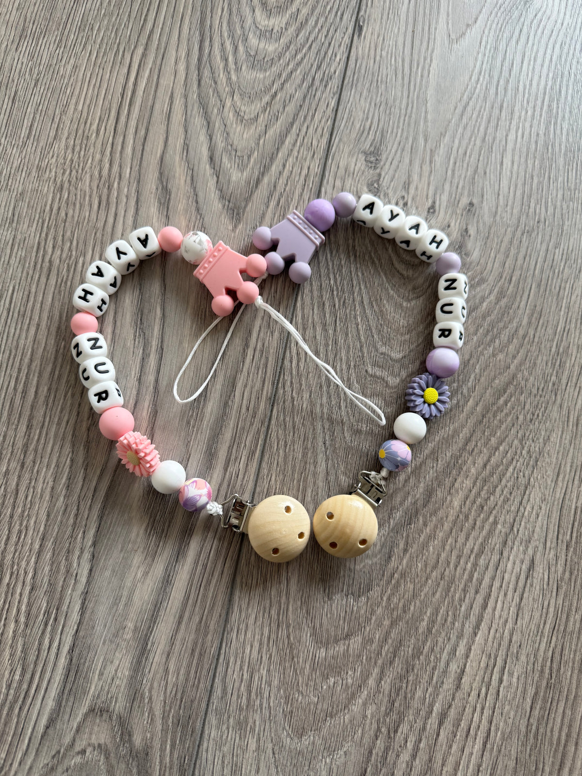 Personalised dummy clip