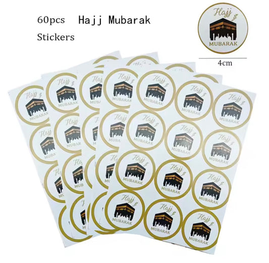 Umrah Mubarak Hajj Mubarak Stickers