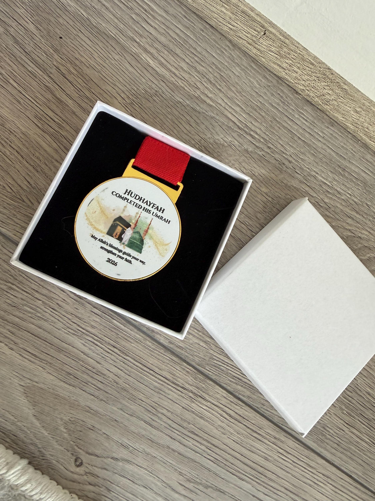 Umrah Mubarak custom medal